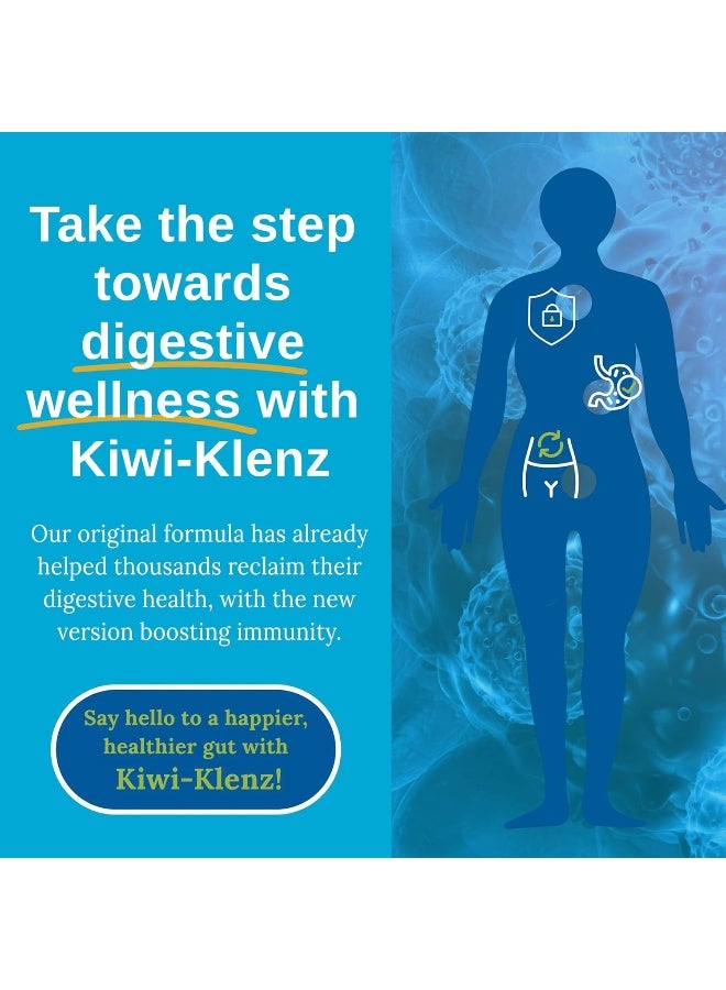 Xtendlife | Kiwi-Klenz | Natural Prebiotic Packed with Enzyme, Soluble Fiber & Prebiotics | Supports Good Gut Flora & Promote Healthy Digestive Function | 60 Vegetarian Capsules (1 Pack) - Image 5